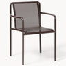 Silla de jardín Dapple set de 2 madera oscura