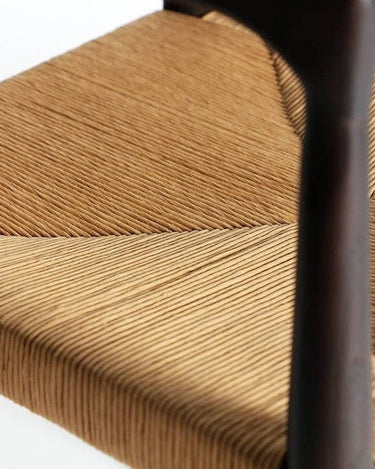 Silla Leynie de Kodu Home Design con asiento trenzado