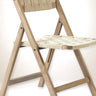 Silla plegable CORA de teca y cuerda 50 × 58 × 84 cm — vista principal