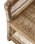 Silla Tribe de fibras naturales hecha a mano