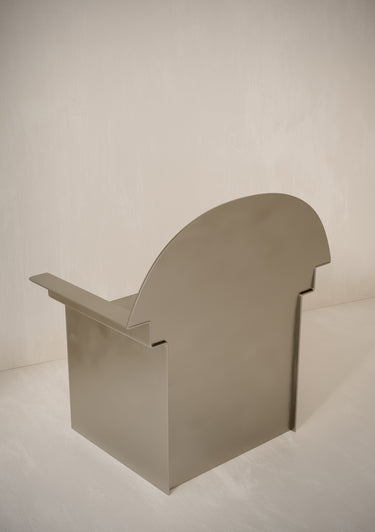 Sillón de aluminio Matuta Design, vista de diseño