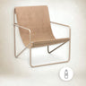 Sillón de Lounge Desierto en Cashmere: Elegancia y Confort