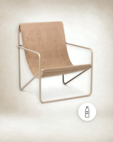 Sillón de Lounge Desierto en Cashmere: Elegancia y Confort