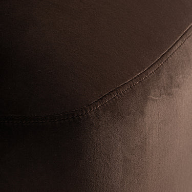 Sillón de terciopelo chocolate madera de pino de Vical, imagen 5