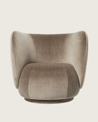 Sillón de terciopelo devoré gris piedra, imagen 2