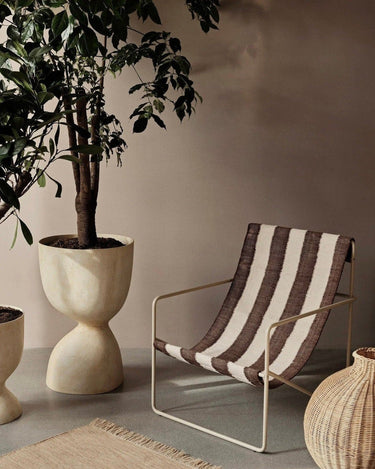 Sillón Desert de acero y tejido PET reciclado