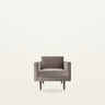 Sillón gris claro tapizado de Broste Copenhagen