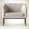 Sillón Individual de Algodón y Lino Natural de Ferm Living