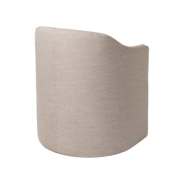 Sillón latte de Broste Copenhagen visto de perfil