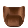 Sillón Rico de Terciopelo Devoré Óxido: Diseño Escultórico Moderno, Confort Excepcional