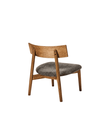 Sillones Tetra: vista posterior de la versión en roble oscuro