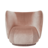 Sillón Rico Terciopelo Devoré Rosa: Diseño Escultórico Italiano, Confort y Antimanchas