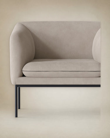 sillón de Ferm Living, vista lateral