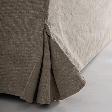 Sofá de lino beige de Vical, imagen 8