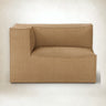 Sofá diseño modular con brazo izquierdo mostaza Catena S400