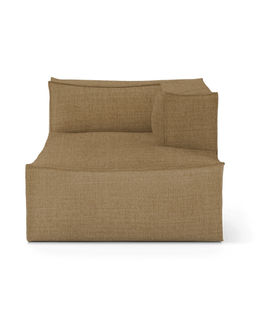 Sofá chaise longue modular mostaza módulo derecho Catena S601