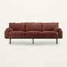 Sofá retro 3 plazas de terciopelo Magnolia HK Living