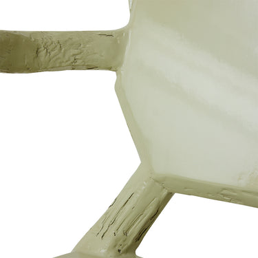 Sillón Medallón de Madera de Sungkai Verde Agua 74 x 64 x 97 cm