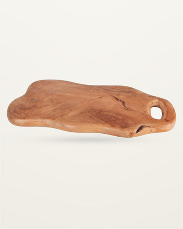 Tabla de cortar de madera de teca marrón de Vical