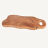 Tabla de cortar de madera de teca marrón de Vical