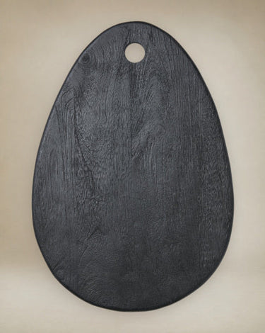 Vista adicional de tabla de cortar portland de madera de mango negra