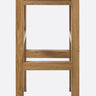 Taburete alto KUMAI de teca y cuerda 40 × 40 × 75 cm — vista principal