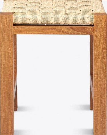 Taburete CORA exterior Dareels detalle de cuerda