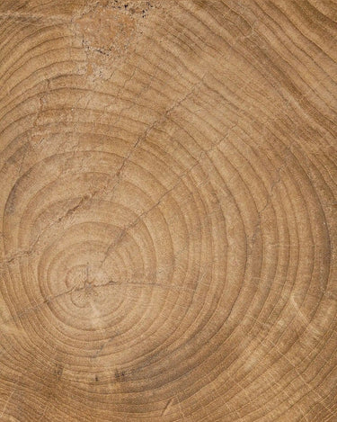 Taburete DIAVOLO de teca natural Ø 36 × 40 cm — detalle 4