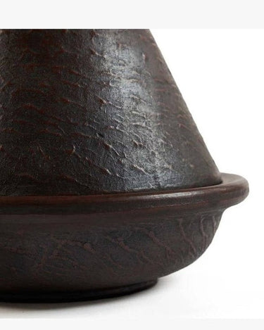 Tagine cónico de terracota natural