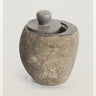 Bol KIMIA con tapa de piedra natural 12 cm Dareels