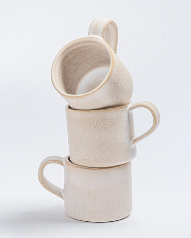 Taza de cerámica beige Sand Storm