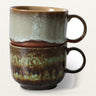 Tazas de té 70s Odyssey de cerámica esmaltada HK Living