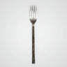 Tenedor de acero inoxidable plata y negro para mesa
