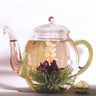 Tetera de borosilicato para té floreciente Creano