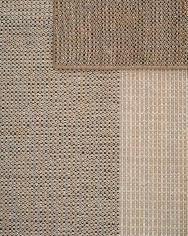 Textura de alfombra de lana tono arena Genova Linie Design