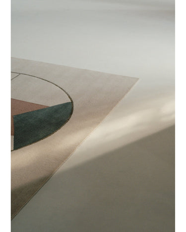 Textura de alfombra de lana bicolor Scenic Spell Linie Design