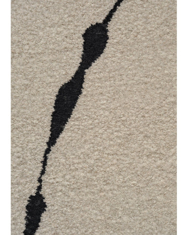 Textura de alfombra runner Zenith Moon beige