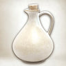 Dispensador de aceite de oliva blanco set de 4