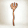 Natural wood salad serving fork by Bazar Bizar