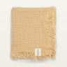 Toalla de mano de algodón reciclado beige de Dareels