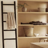 Toalla de baño de algodón de rizo color moka de Tine K Home