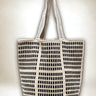Tote wayuu beige y negro