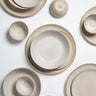 Vajilla beige Sand Storm de 16 piezas