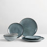 Vajilla de gres azul suave para dos de Broste Copenhagen