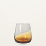 Vaso Amber bajo de vidrio soplado de Broste Copenhagen