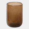 Vaso de vidrio marrón con burbujas Olsson & Jensen