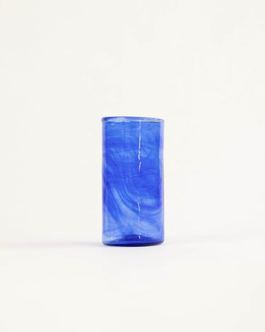 Vaso de vidrio soplado azul — vista adicional 3