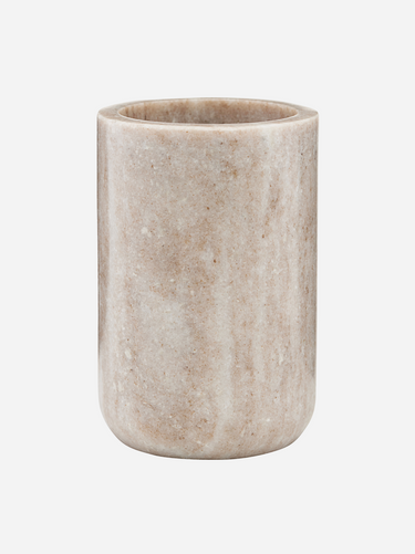 Vaso organizador de mármol beige