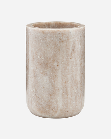 Vaso organizador de mármol beige
