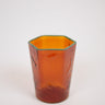 Vaso de vidrio ámbar de inspiración retro de Olsson & Jensen